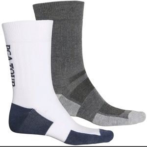 2 Pair PGA Crew Golf Socks